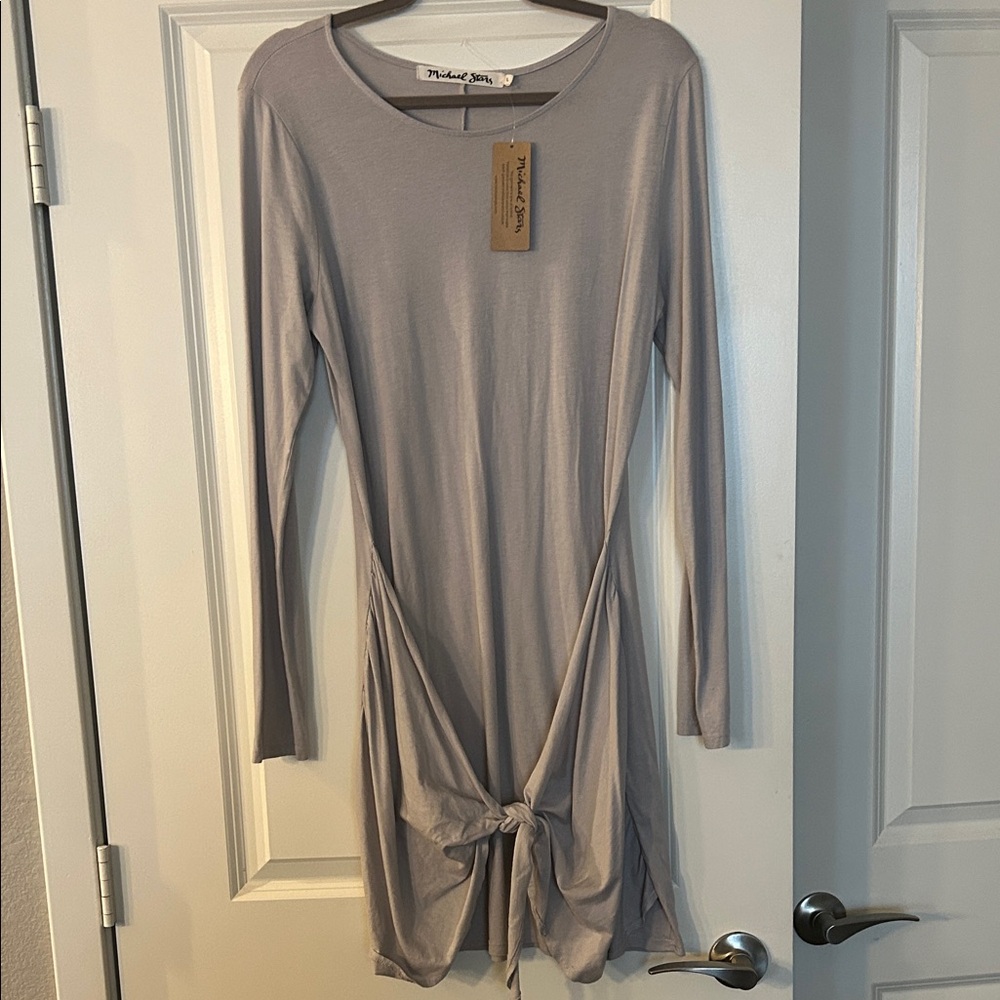 NEW LISTING! NEW WITH TAGS! Michael Stars Long Sleeve Dress in Gray